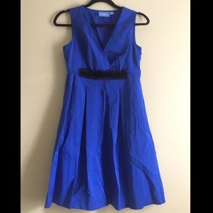 ✨Simply Vera Blue Pleated A-Dress✨